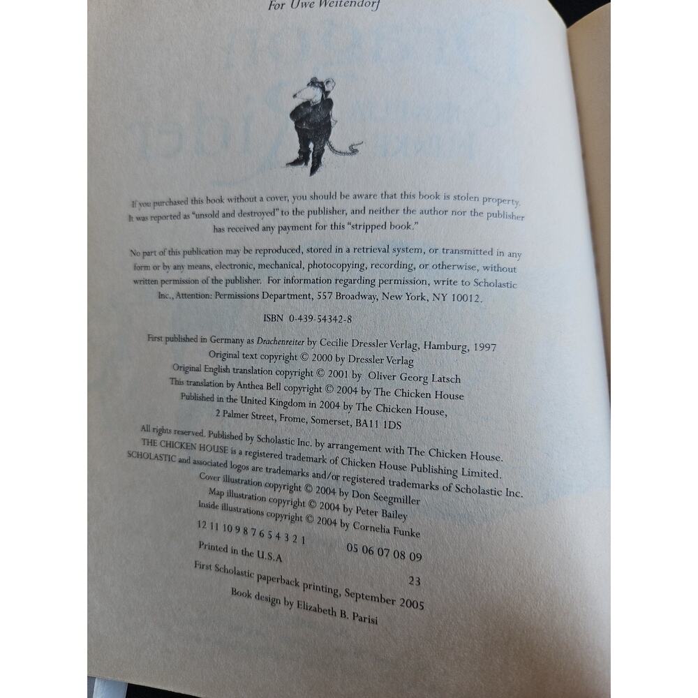 Dragon Rider - Paperback By Funke, Cornelia - Picture 2 of 4